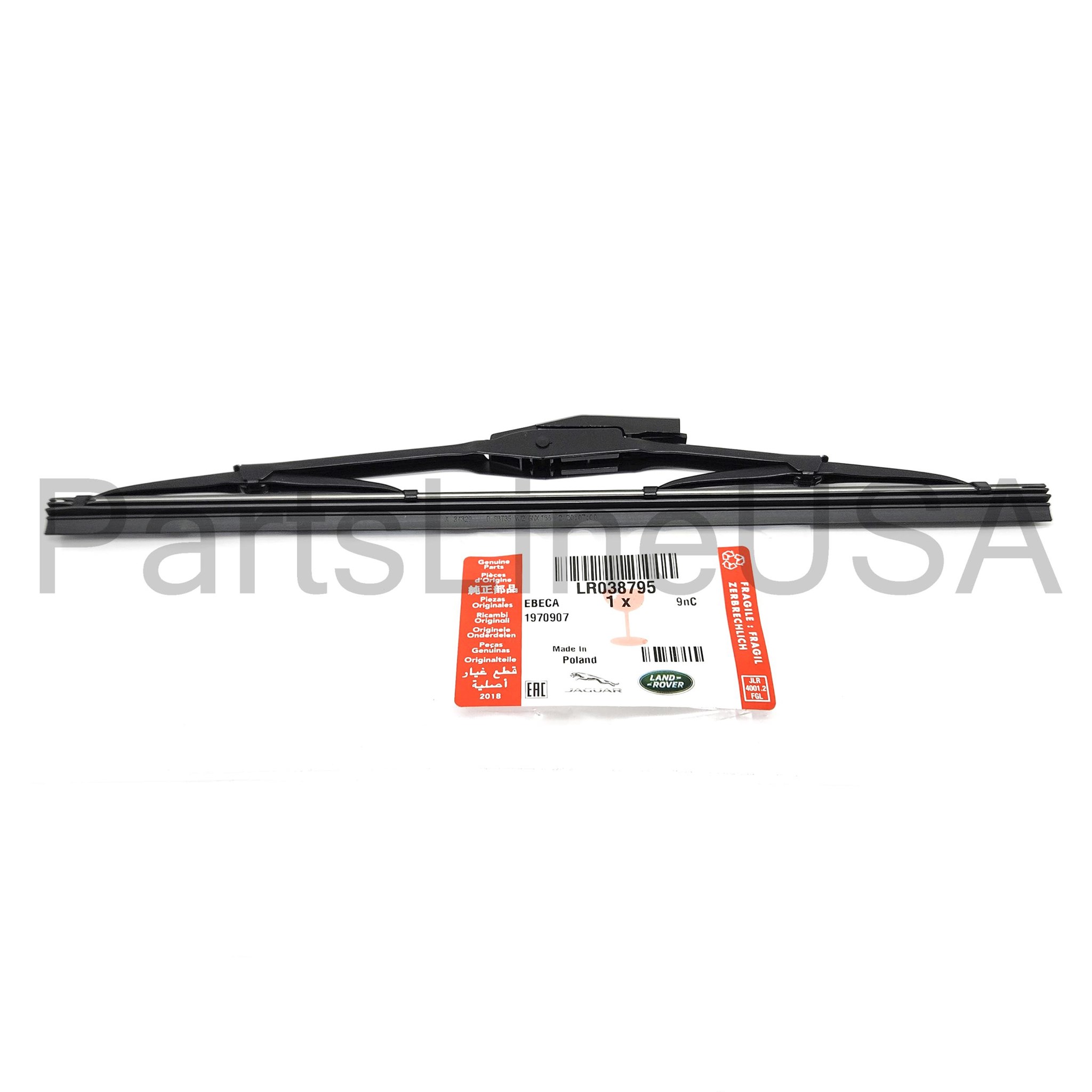 Picture of Genuine Land Rover Range Evoque 2012-2019 Back Glass Wiper Blade LR038795